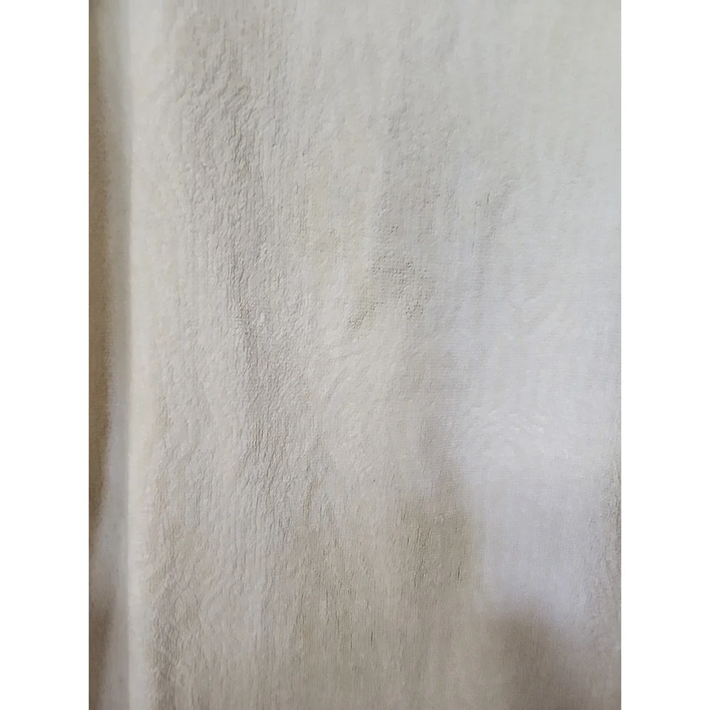 Vtg 70s Lady Pepperell Bath Towel Yellow Floral Cottage Granny Core Fringe